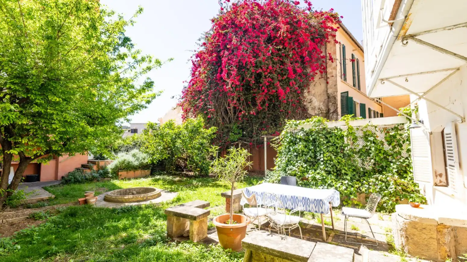 Jardín de Casa o chalet en venta en  Palma de Mallorca con Calefacción, Terraza y Trastero