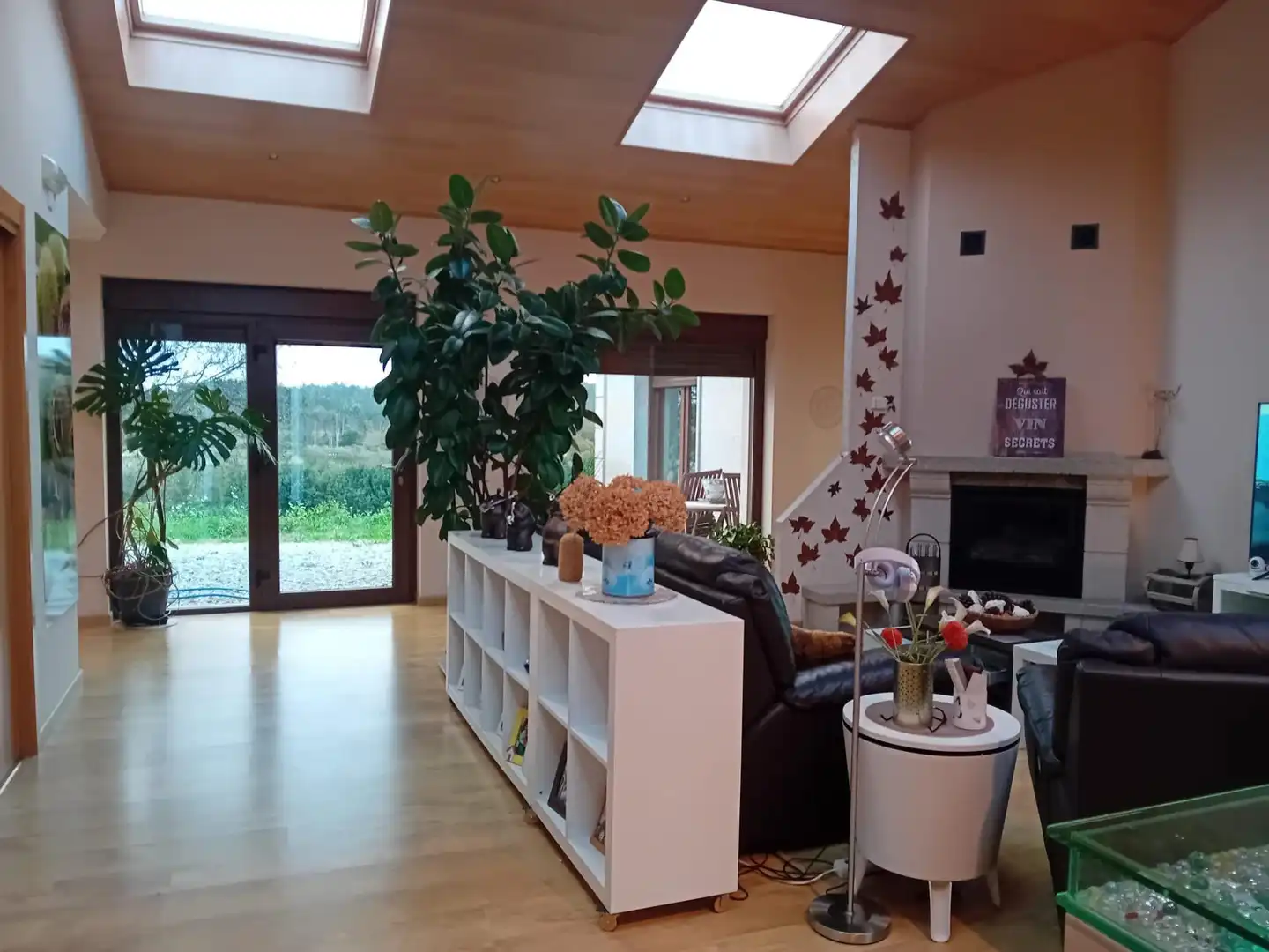 Sala de estar de Casa o chalet en venta en Carballo con Aire acondicionado, Calefacción y Jardín privado