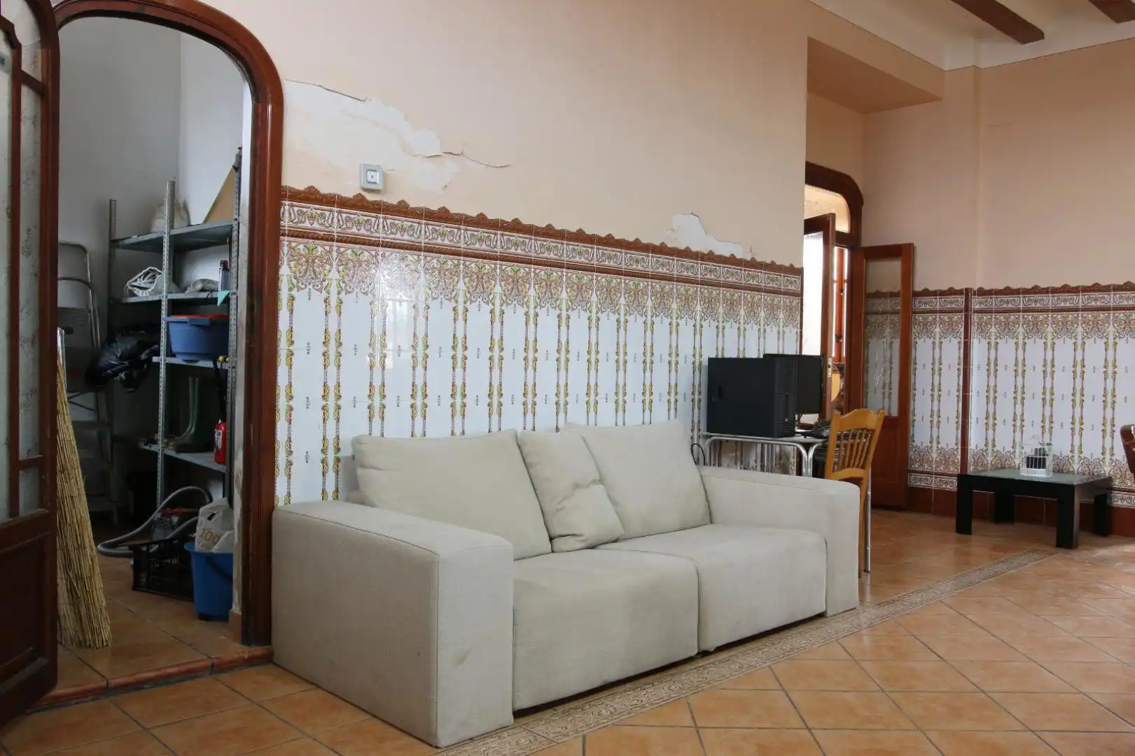 Sala d'estar de Casa o xalet en venda en Alboraya amb Terrassa, Traster i Piscina