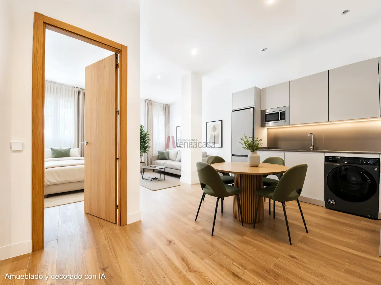 Sala d'estar de Apartament en venda en Madrid amb Aire condicionat, Calefacció i Parquet