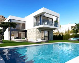 Exterior view of House or chalet for sale in Finestrat  with Air Conditioner, Private garden and Terrace