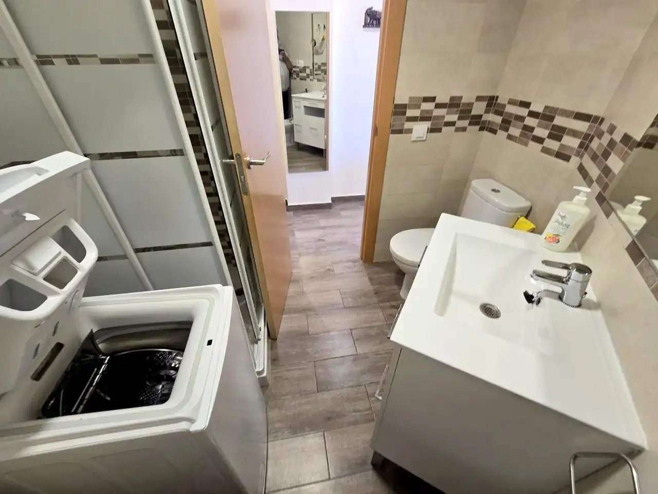 Bany de Apartament en venda en Gandia amb Aire condicionat, Terrassa i Moblat