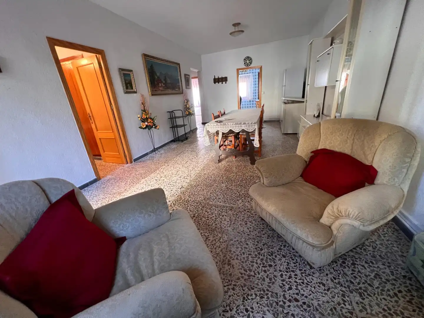 Sala d'estar de Casa o xalet en venda en Pulpí amb Jardí privat, Terrassa i Traster