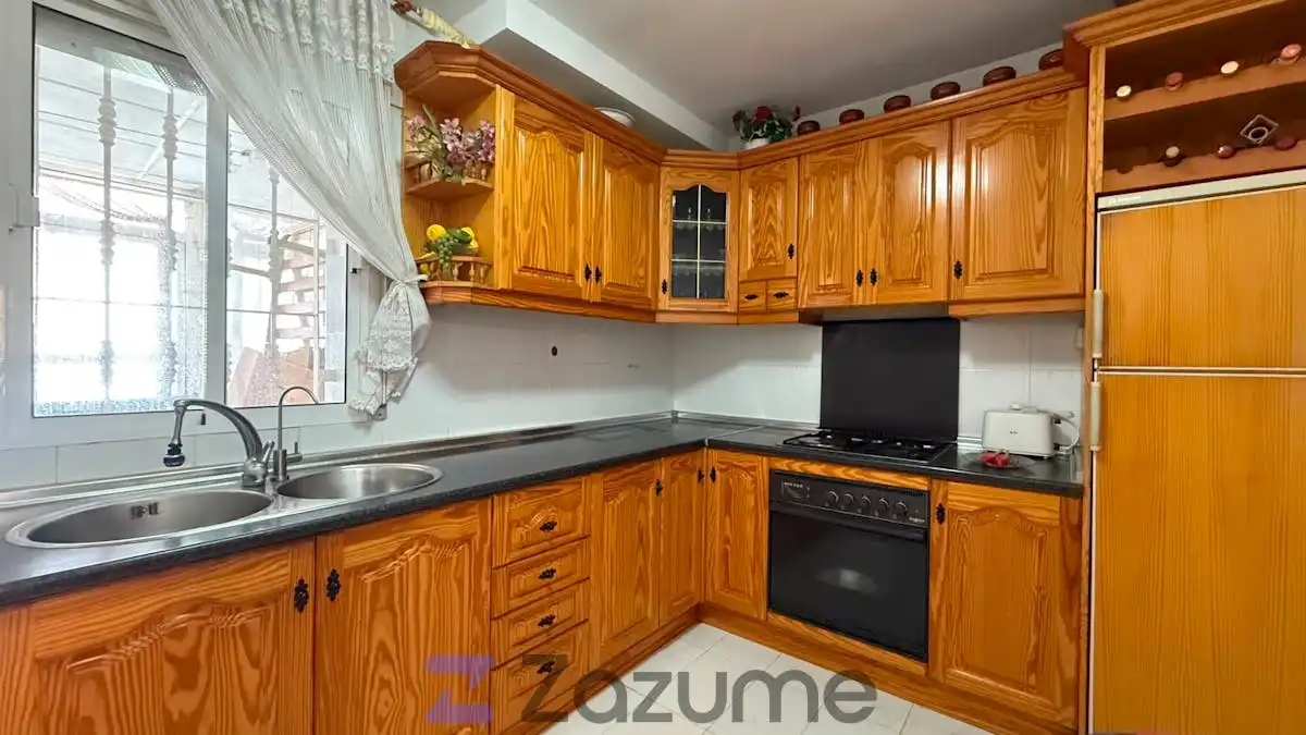 Küche von Wohnung zur Miete in Cartagena mit Klimaanlage, Terrasse und Abstellraum