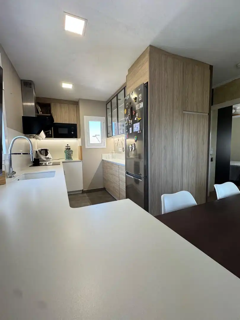 Cocina de Ático en venta en Igualada con Calefacción, Parquet y Terraza