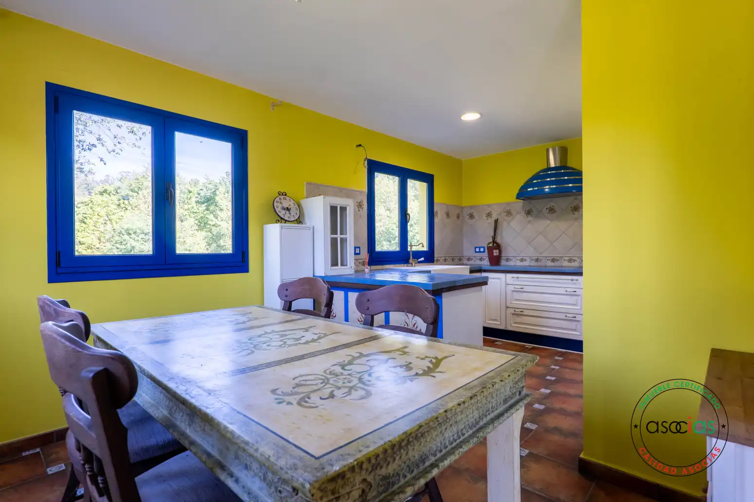 Cocina de Casa o chalet en venta en Siero con Terraza