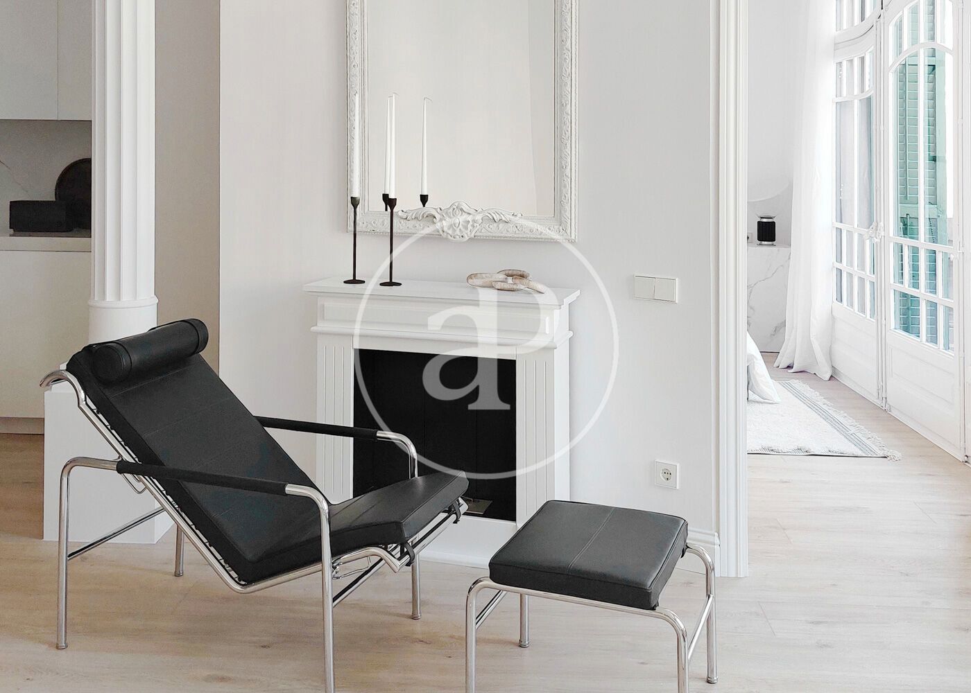 Sala de estar de Piso en venta en  Barcelona Capital con Aire acondicionado, Calefacción y Balcón