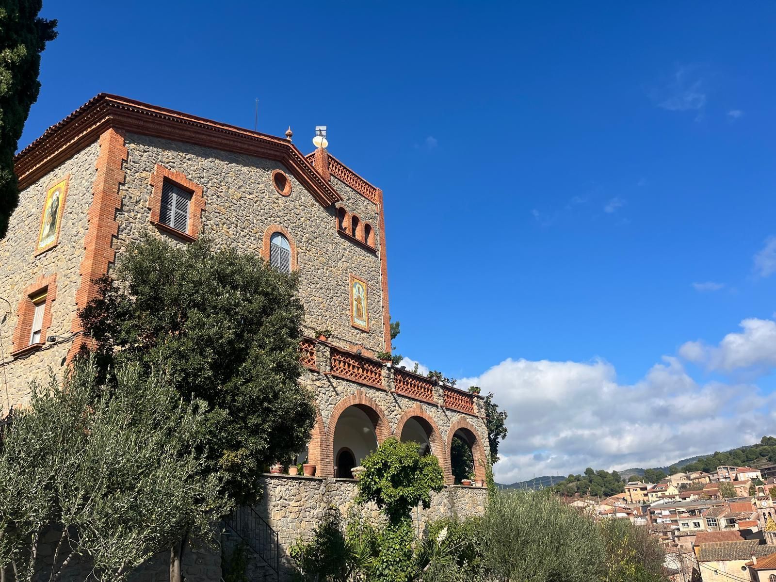 Exterior view of Country house for sale in Sant Llorenç Savall  with Heating, Private garden and Storage room
