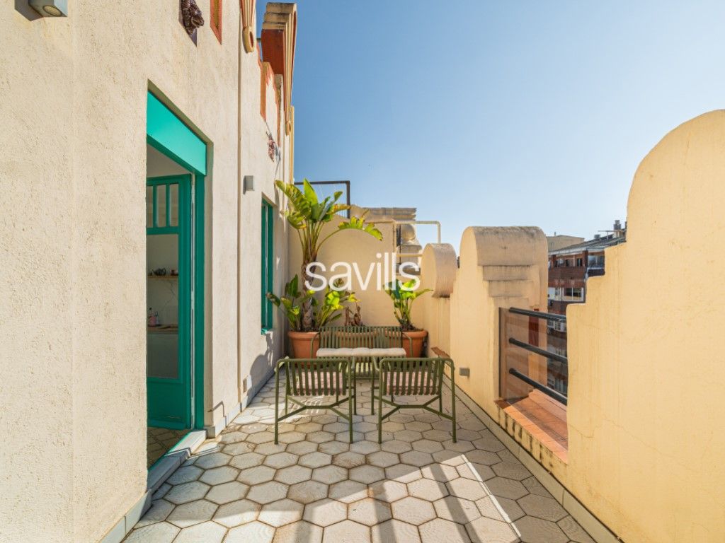 Terrace of Attic for sale in  Barcelona Capital  with Air Conditioner, Terrace and Balcony