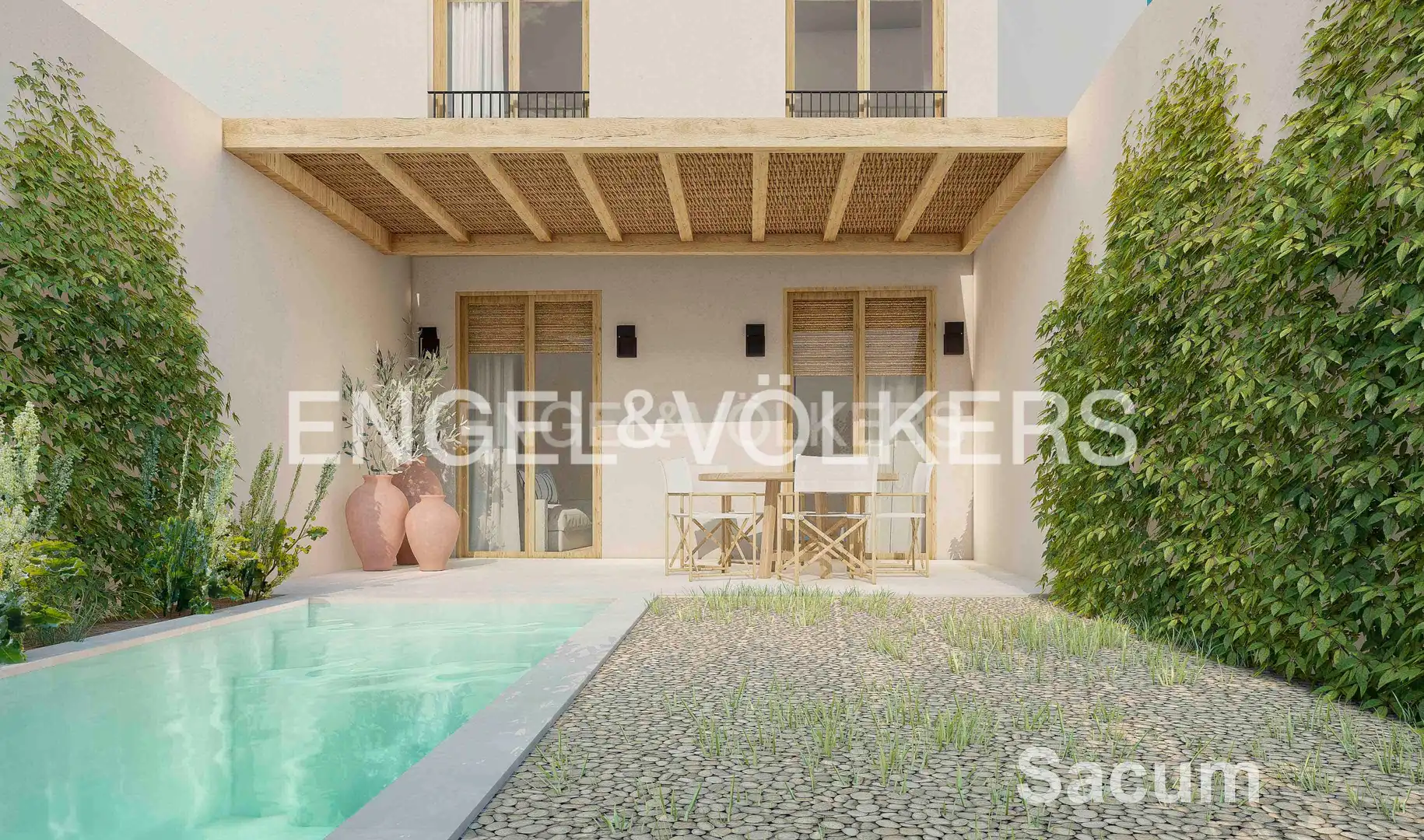 Terrasse von Country house zum Verkauf in Sant Cugat del Vallès mit Klimaanlage, Heizung und Terrasse