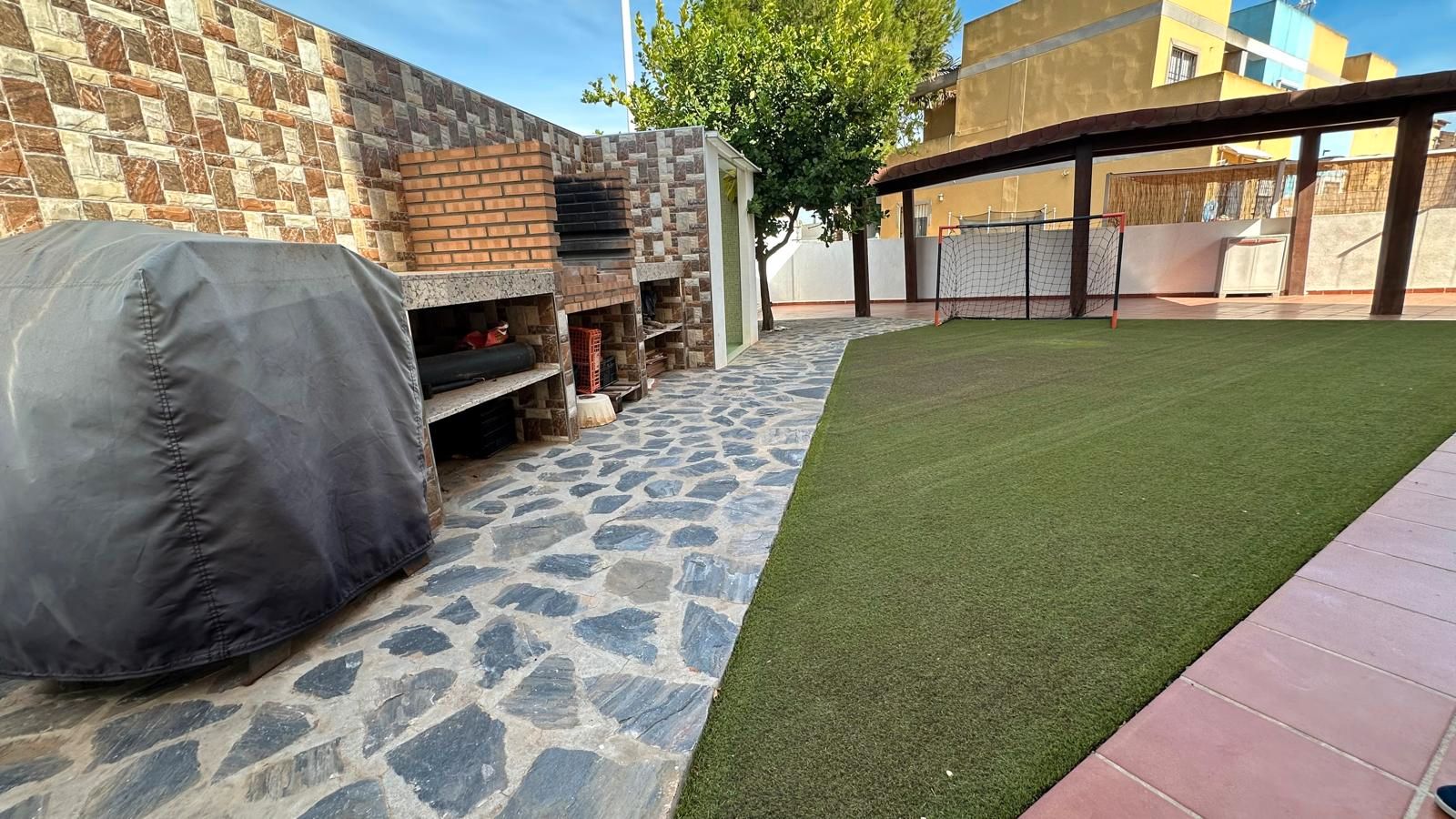 Terrace of Single-family semi-detached for sale in Cartagena  with Heating, Private garden and Terrace