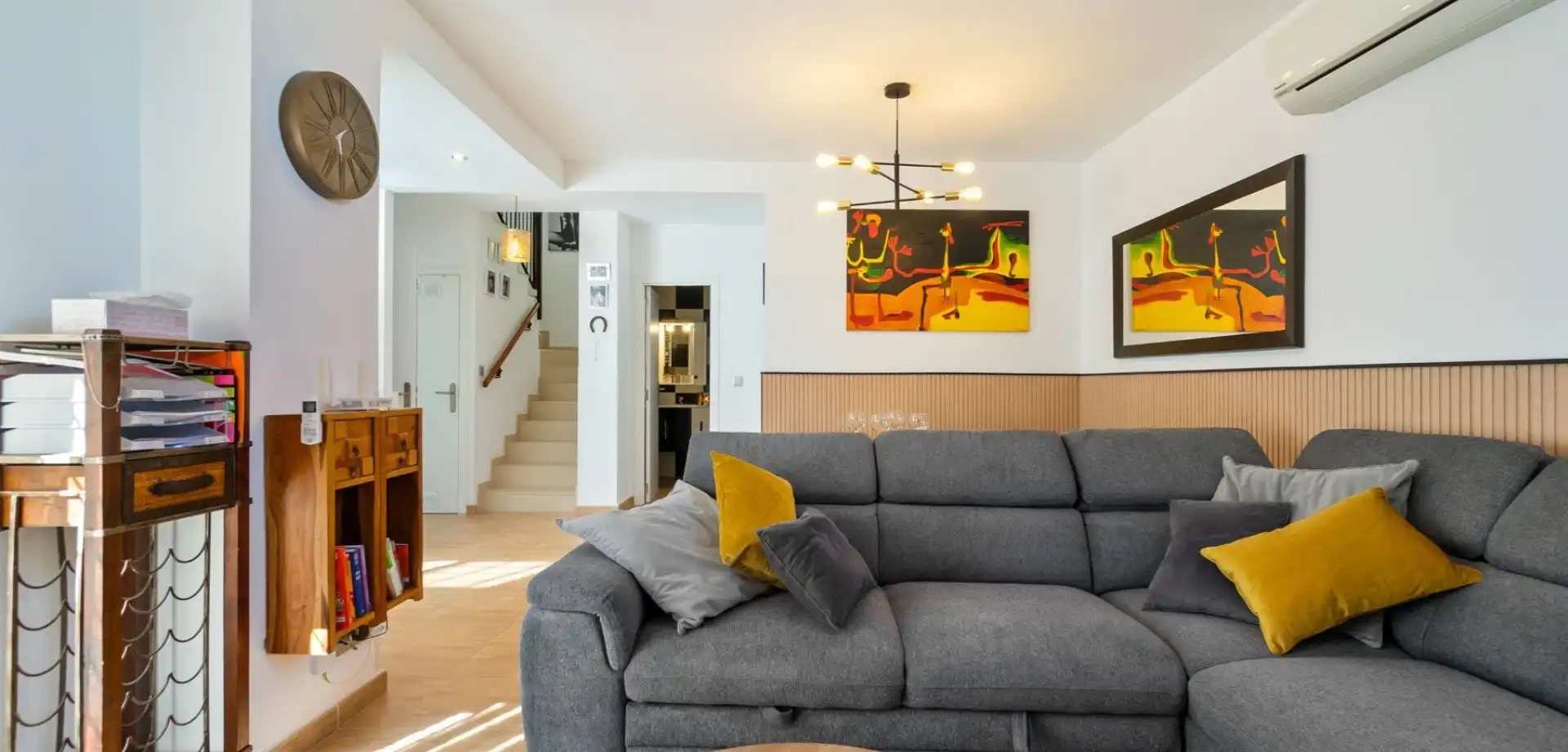 Sala d'estar de Finca rústica en venda en Orihuela amb Jardí privat, Terrassa i Traster