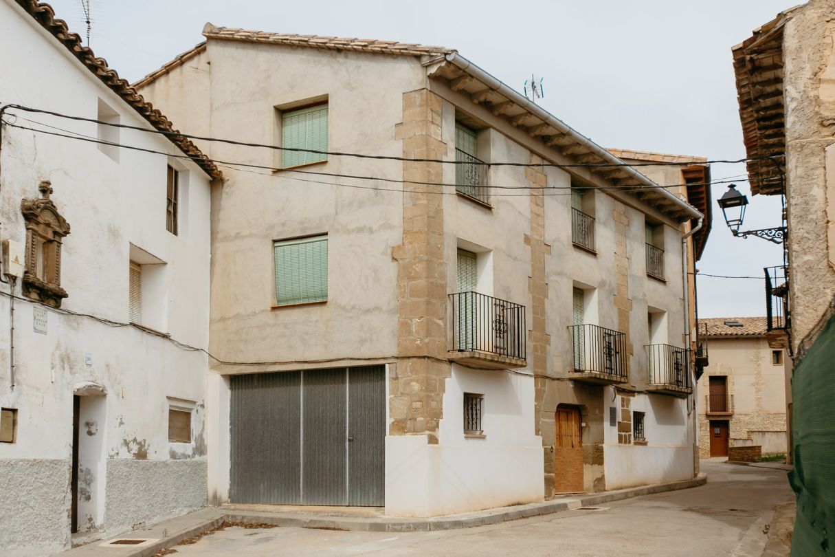 Exterior view of House or chalet for sale in Casbas de Huesca  with Heating, Private garden and Storage room
