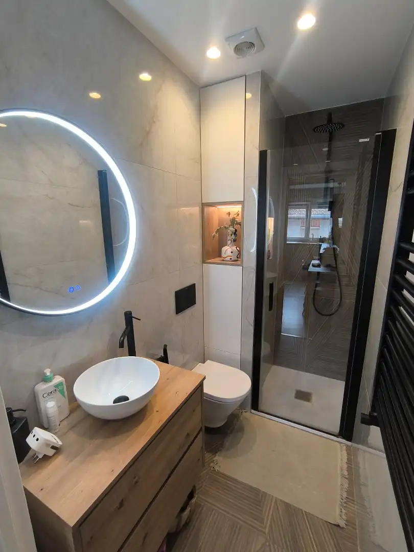 Baño de Piso en venta en Santurtzi  con Calefacción, Parquet y Amueblado