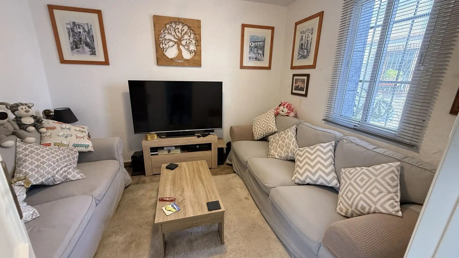 Sala de estar de Casa adosada en venta en Alhaurín El Grande con Trastero