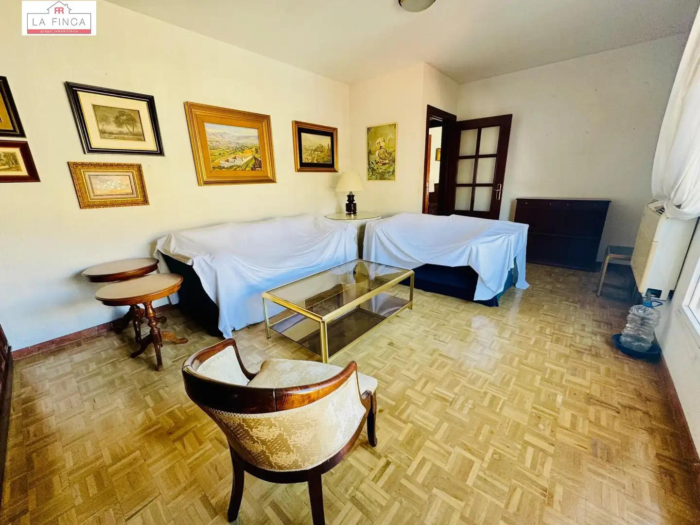 Living room of Flat for sale in Málaga  with Air Conditioner and Parquet flooring