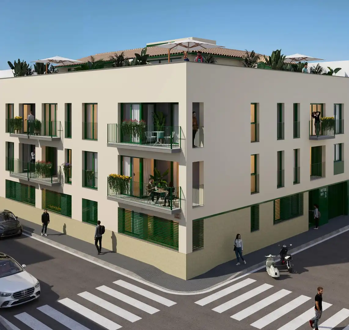 Vista exterior de Piso en venta en Sabadell con Calefacción, Parquet y Balcón
