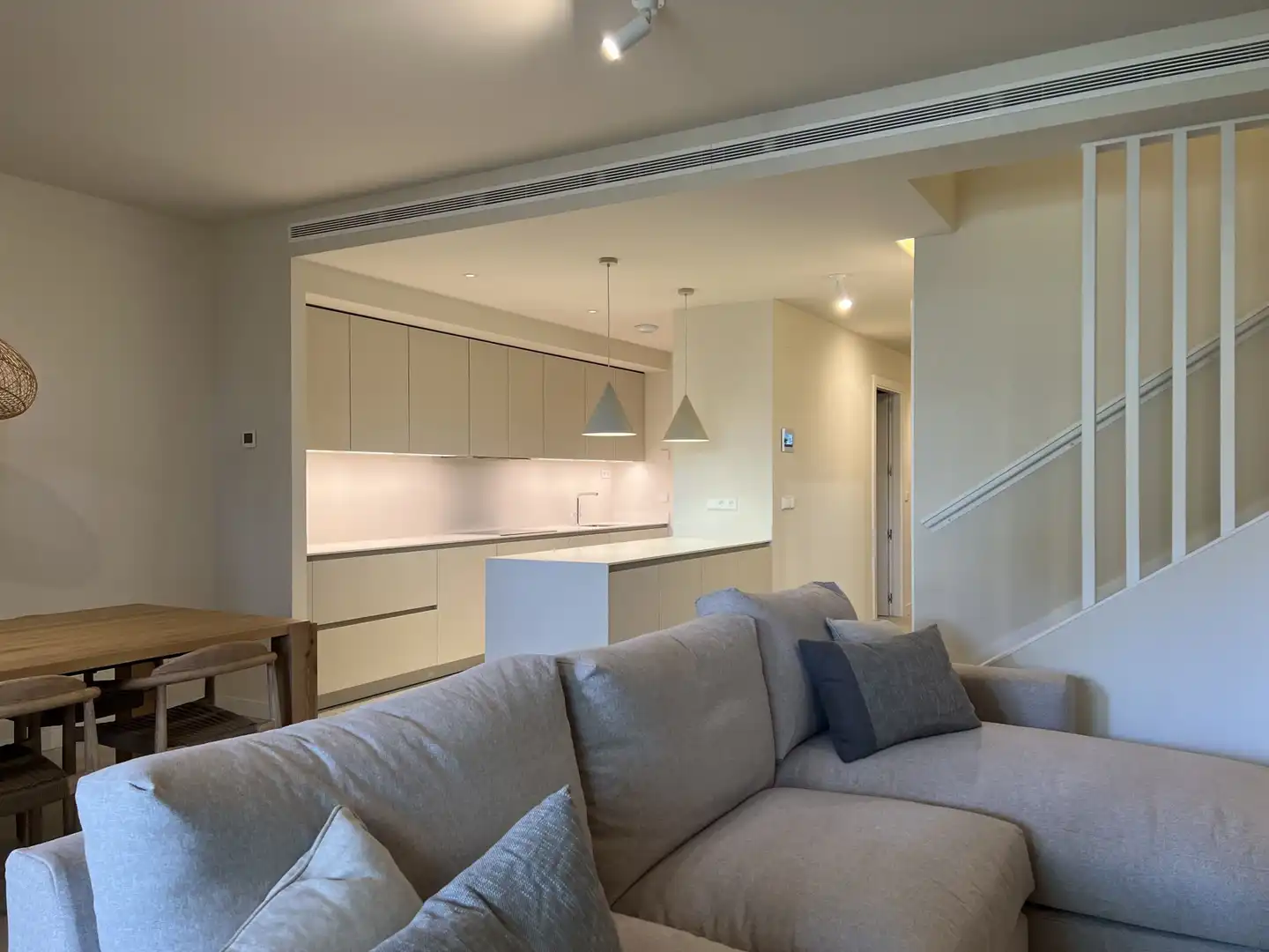 Sala de estar de Casa o chalet de alquiler en Salou con Aire acondicionado, Calefacción y Terraza