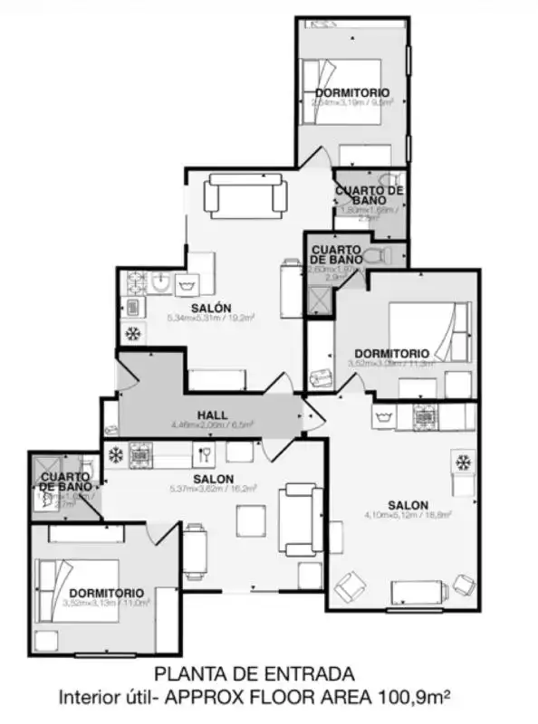 Appartement avec terrasse à vendre à Calle de la Batalla del Salado, imagen 27