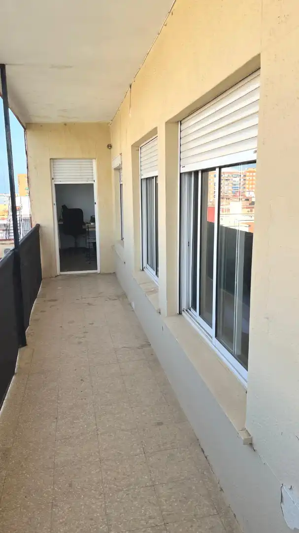 Balcony of Flat for rent in Valencia  with Furnished, Oven and Washing machine