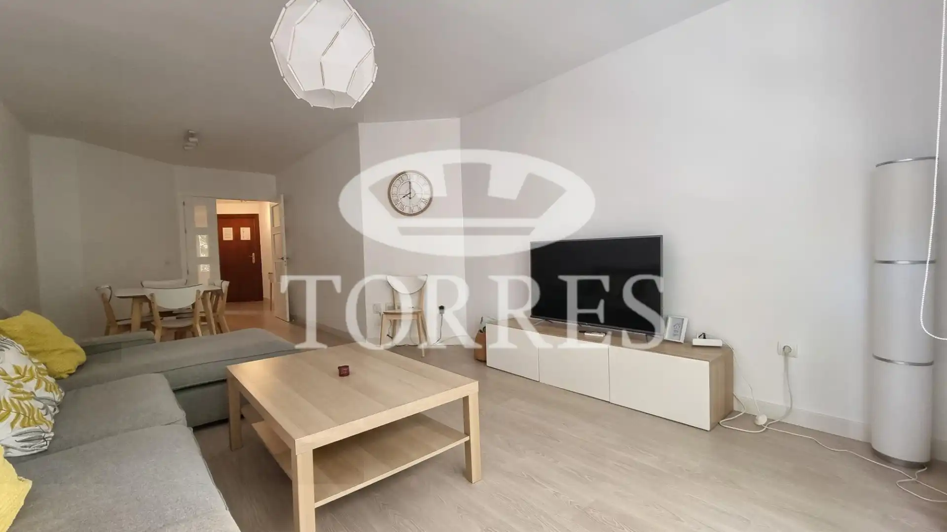 Wohnzimmer von Wohnung zur Miete in Málaga mit Klimaanlage und Möbliert