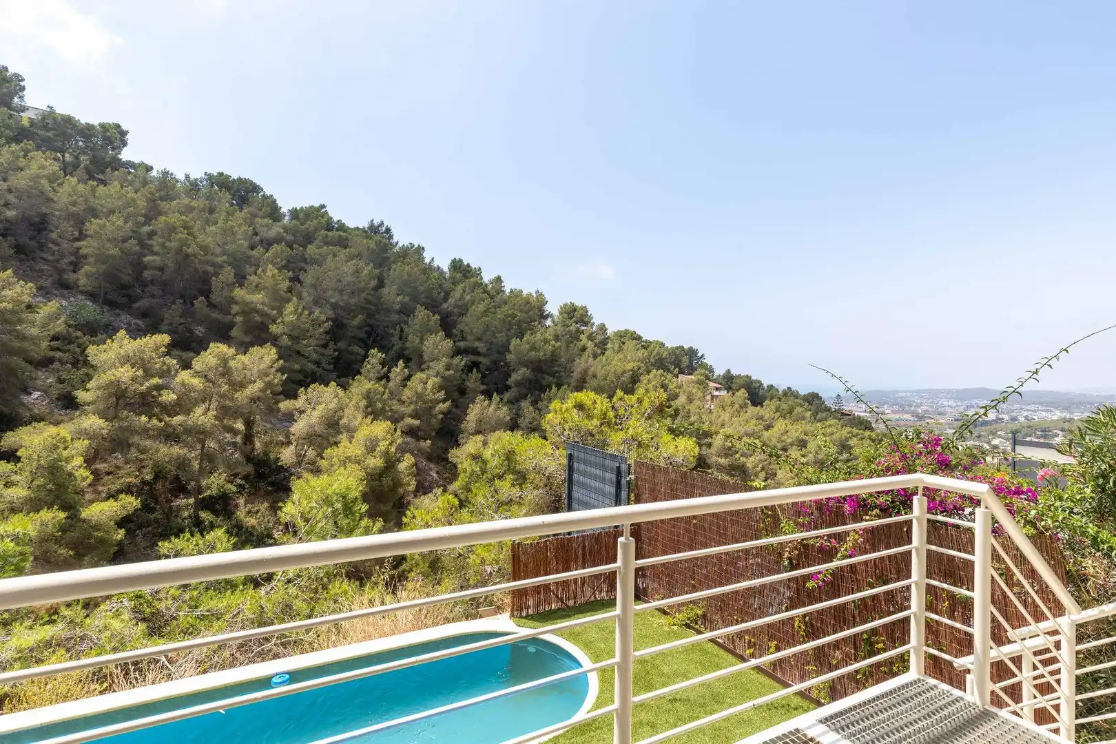 Swimming pool of Houses for sale in Sitges  with Air Conditioner, Heating and Parquet flooring