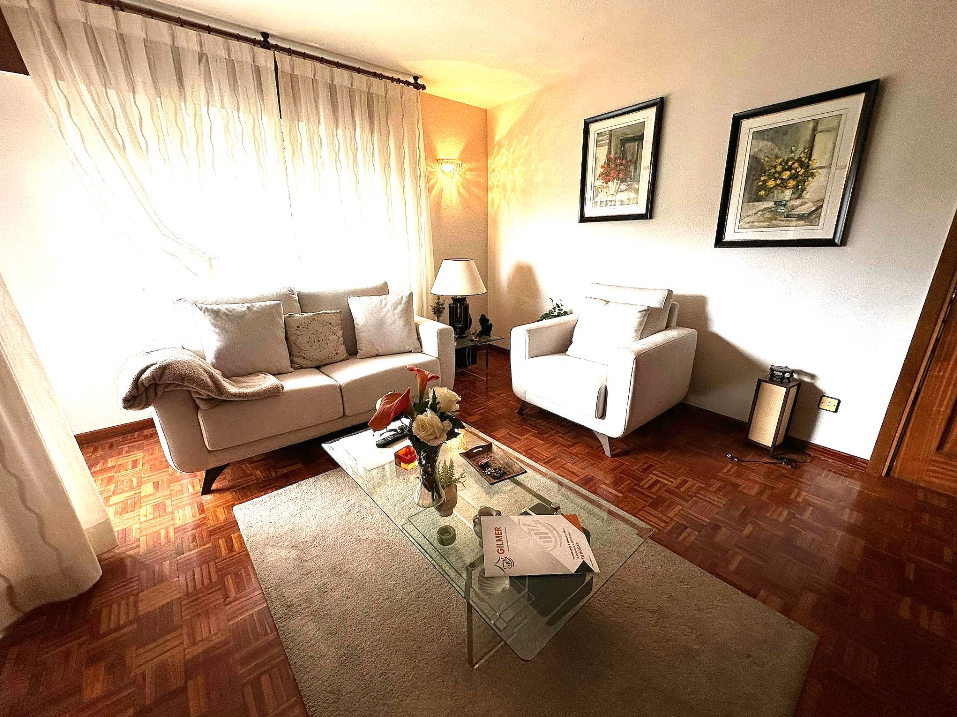 Living room of Flat for sale in Leganés  with Heating, Terrace and Balcony