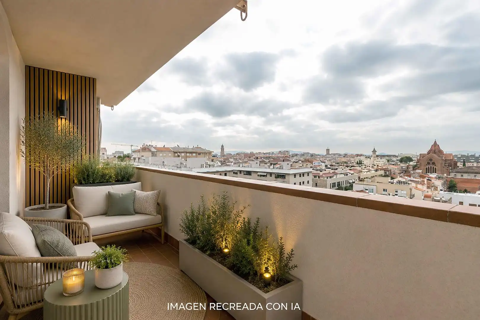 Terrace of Attic for sale in Sabadell  with Air Conditioner, Heating and Parquet flooring