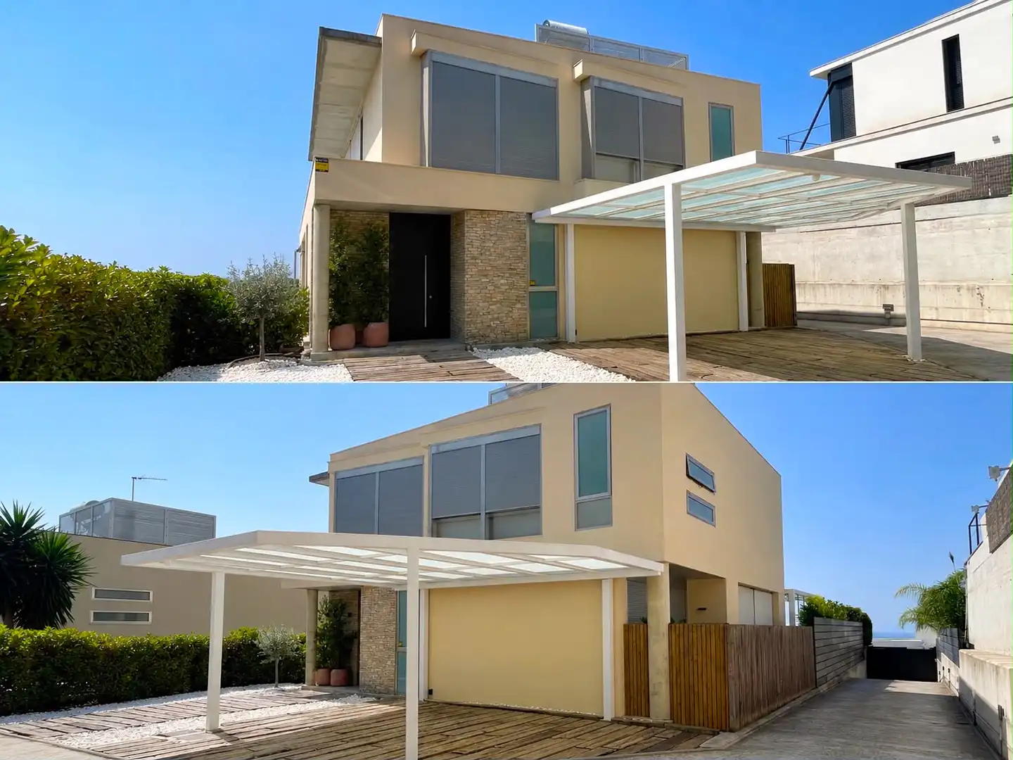 Außenansicht von Haus oder Chalet zum Verkauf in Sant Vicenç de Montalt mit Klimaanlage, Heizung und Privatgarten