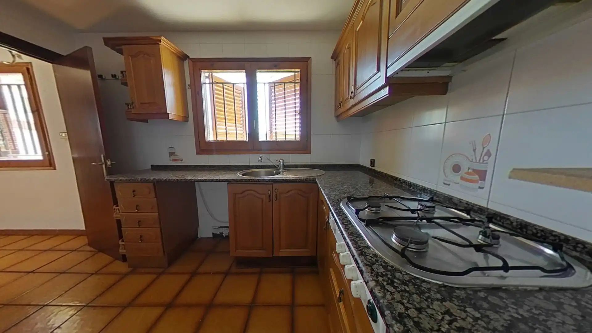 Cocina de Casa o chalet en venta en Rosselló con Jardín privado, Terraza y Trastero