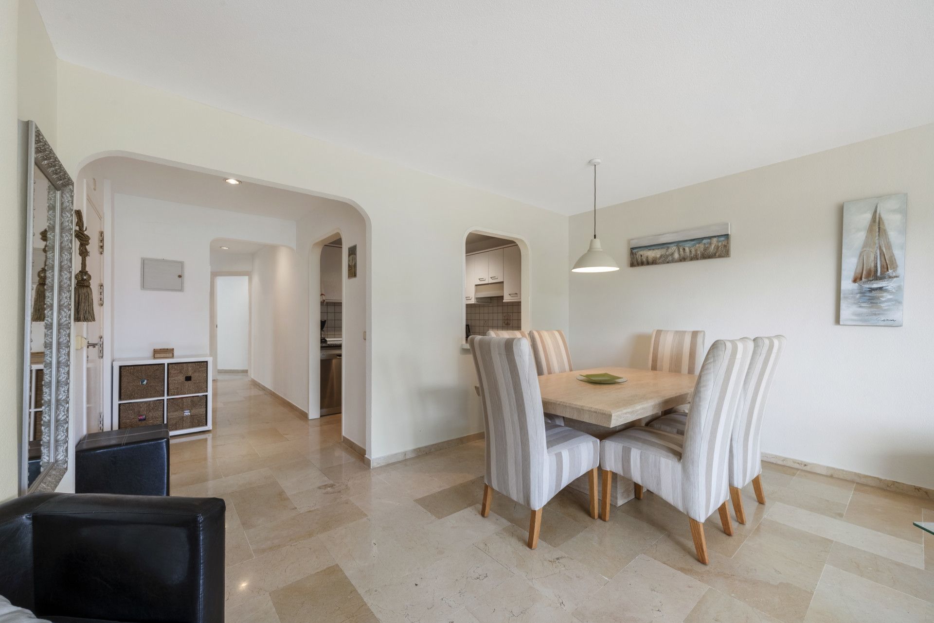 Dining room of Planta baja for sale in Mijas  with Air Conditioner, Terrace and Swimming Pool