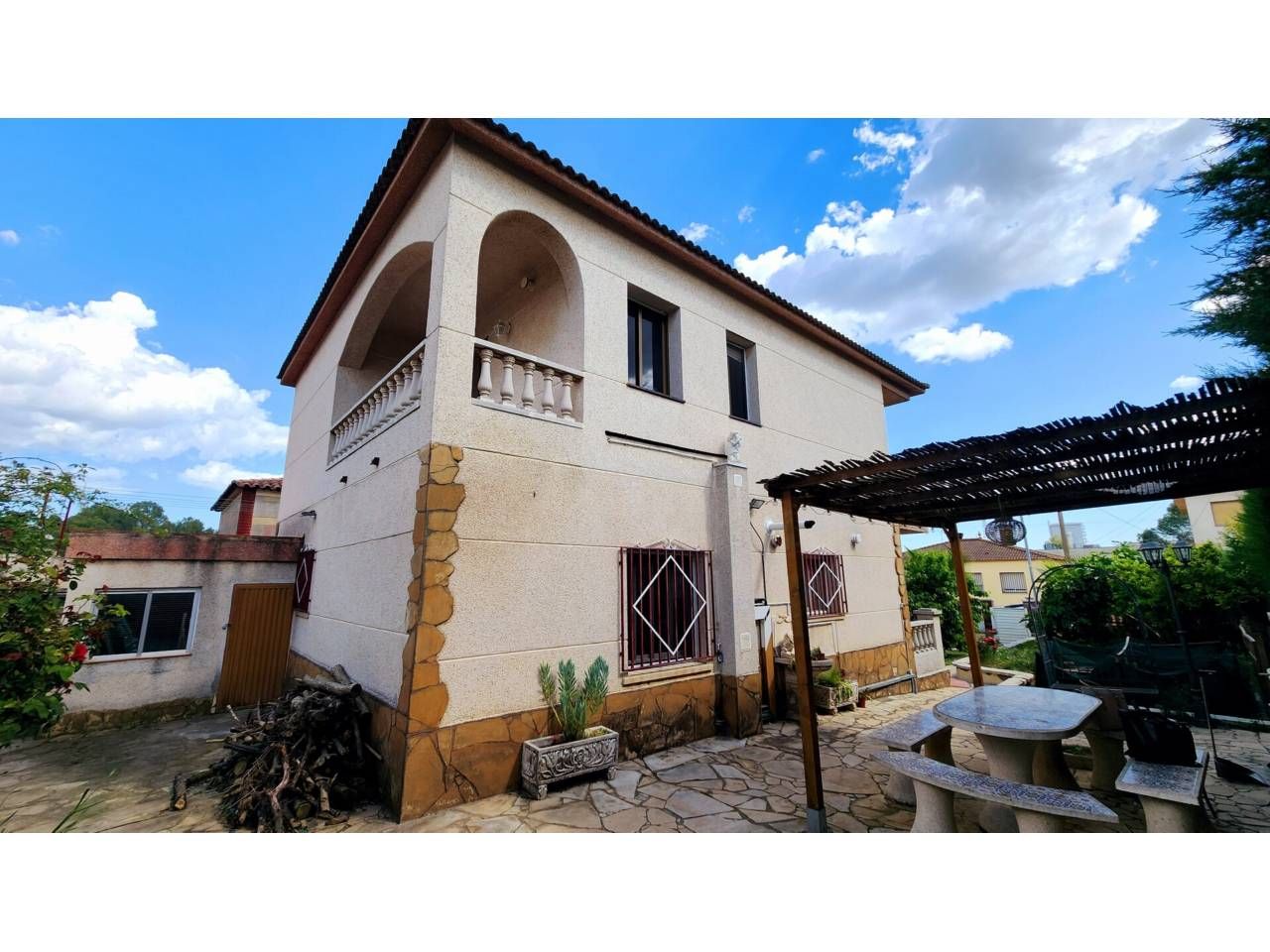 Exterior view of House or chalet for sale in Castellbisbal  with Heating, Private garden and Terrace