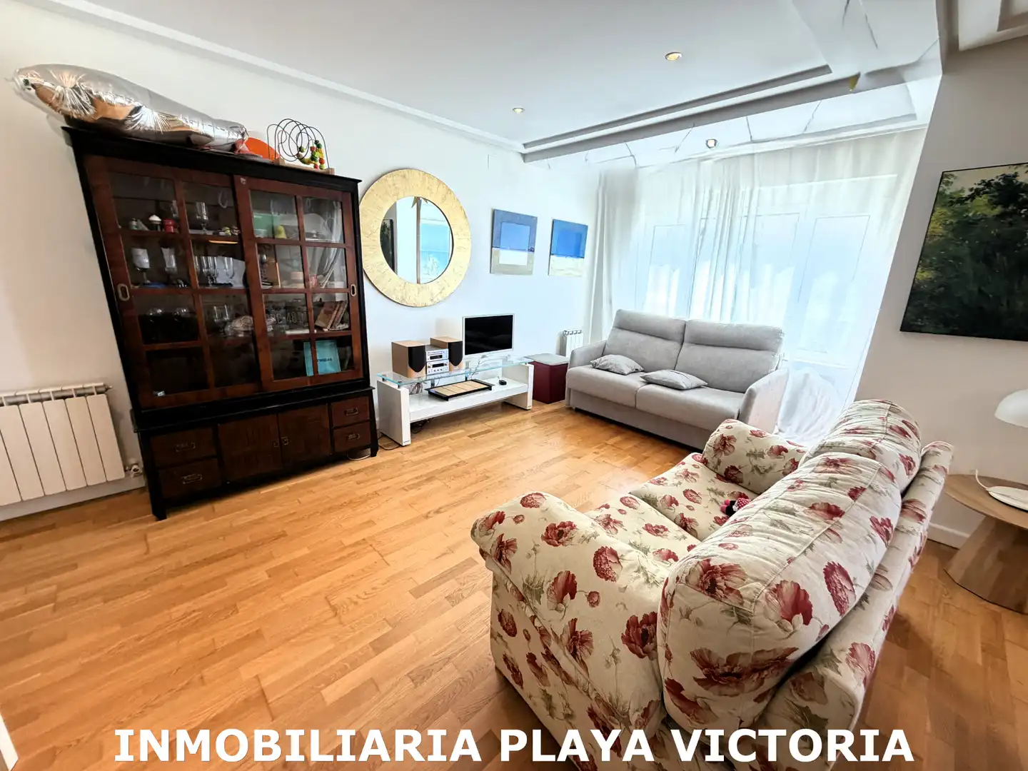 Living room of Flat for sale in Cádiz  with Air Conditioner, Heating and Parquet flooring
