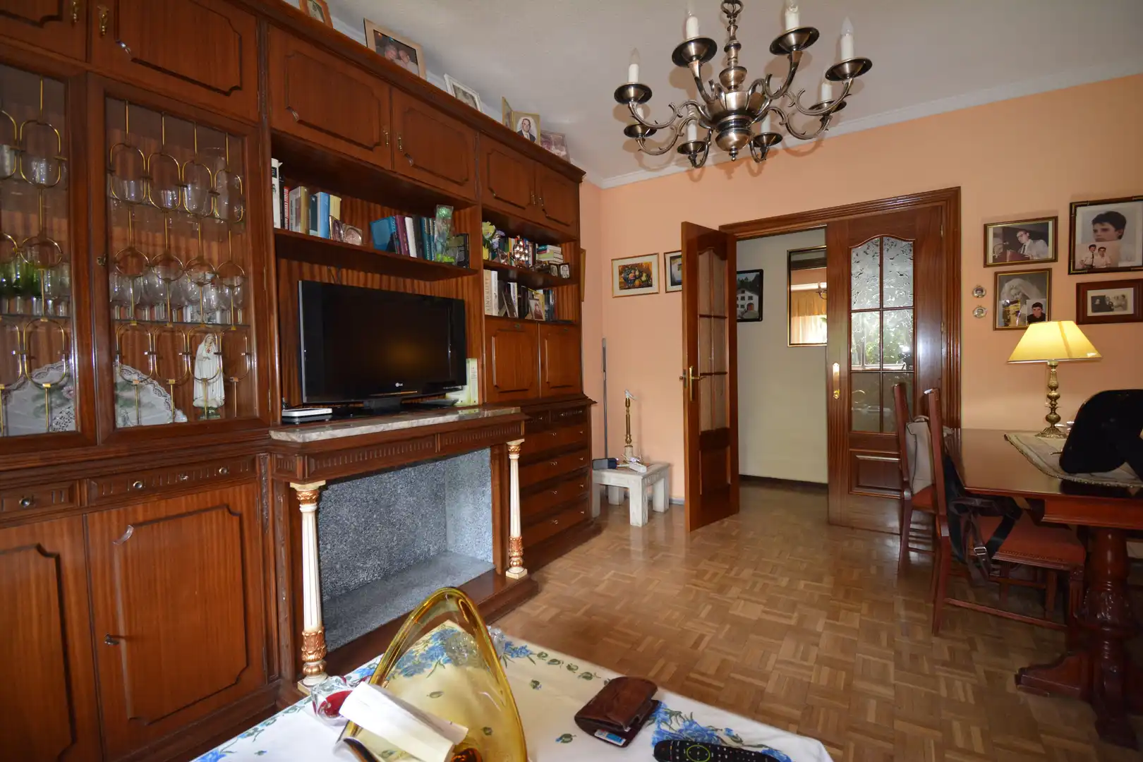 Wohnzimmer von Wohnung zum Verkauf in Madrid mit Terrasse und Möbliert