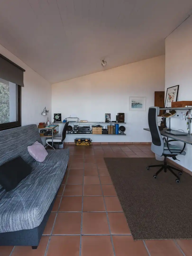 Sala d'estar de Casa o xalet en venda en San Juan de la Rambla amb Jardí privat, Parquet i Terrassa