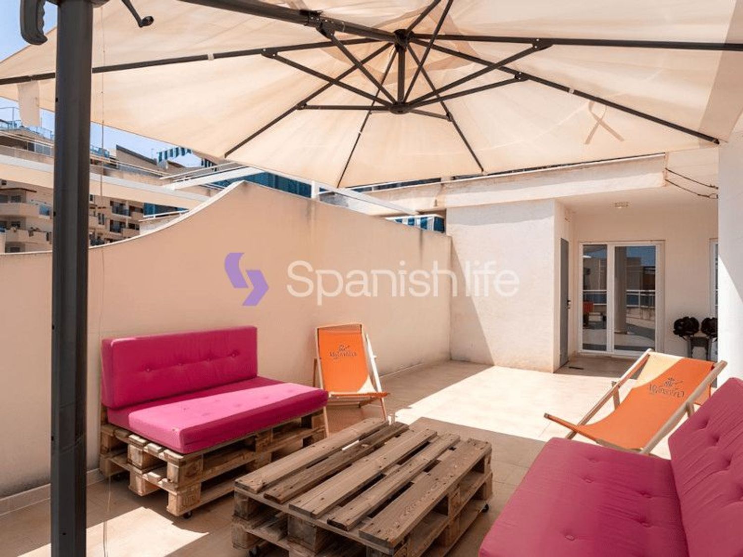 Terrassa de Pis en venda en Villajoyosa / La Vila Joiosa amb Aire condicionat, Terrassa i Balcó