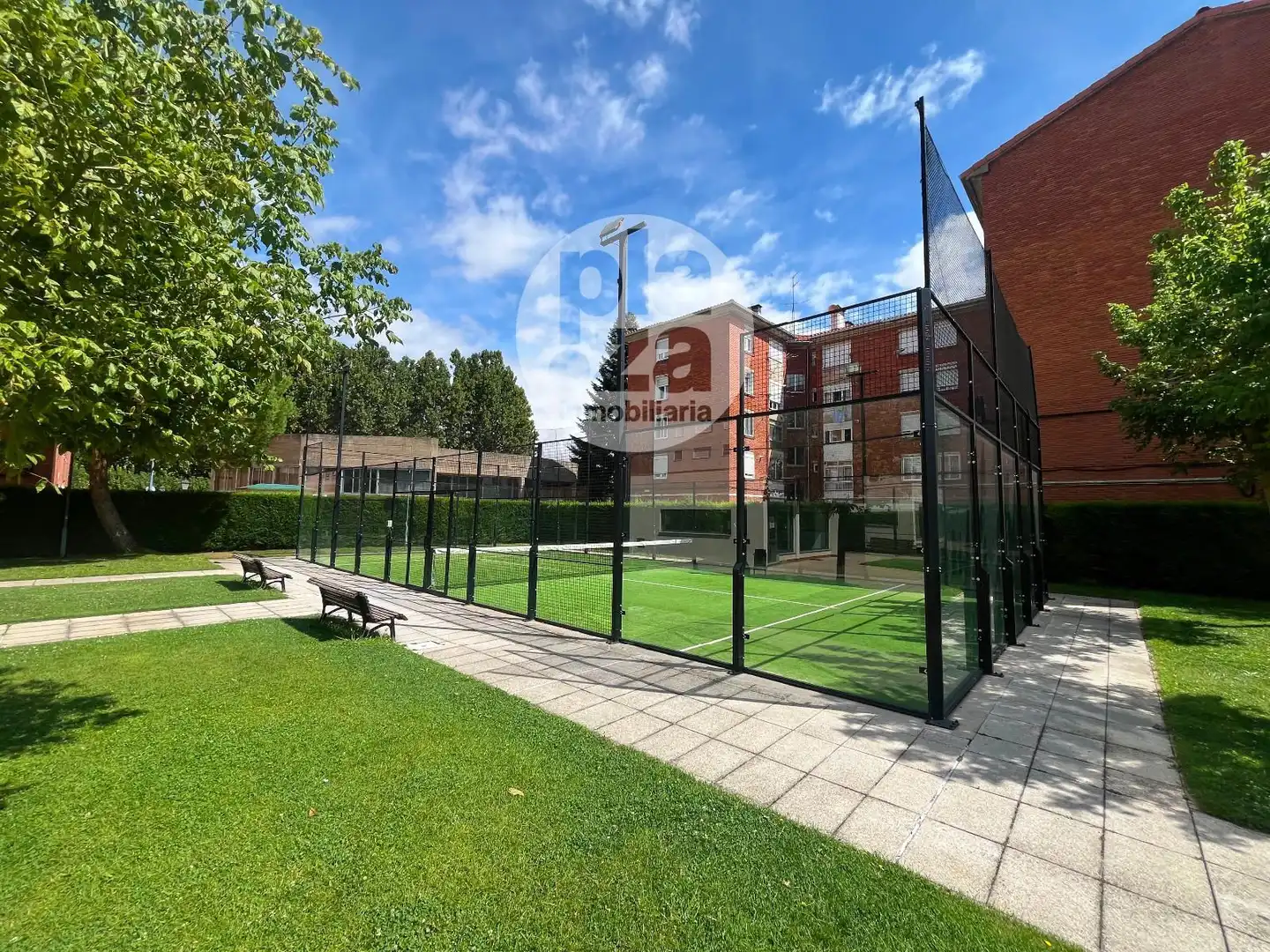 Garden of Flat for sale in Burgos  with Heating, Storage room and Swimming Pool