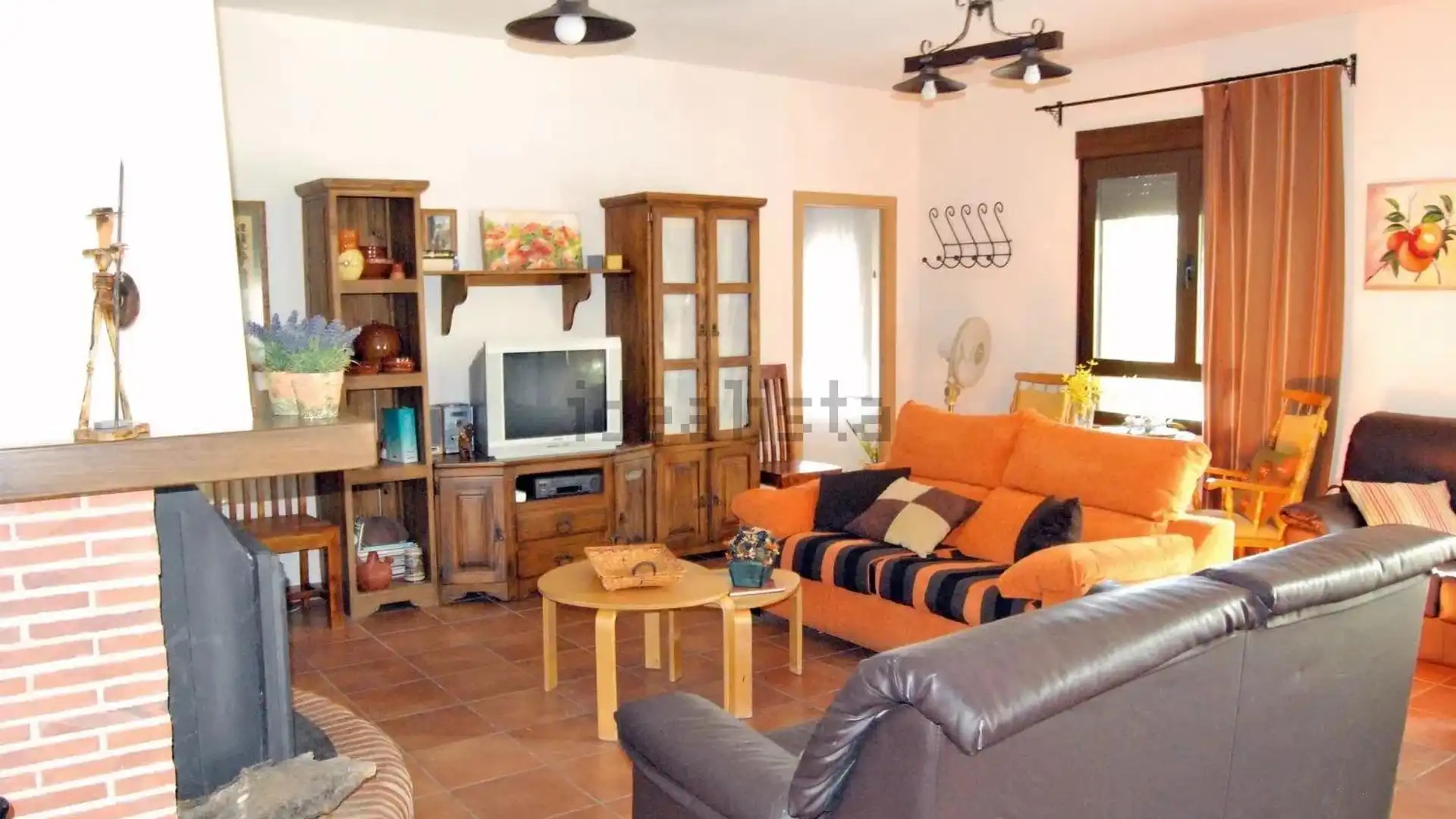 Living room of Houses for sale in Pozuelo de Calatrava  with Terrace and Storage room