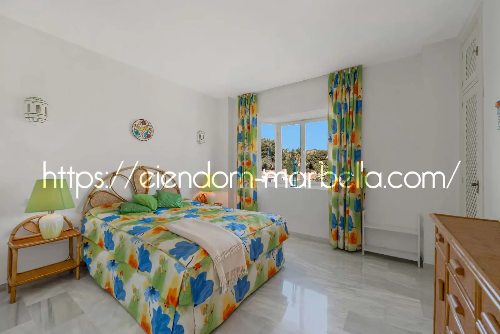 Schlafzimmer von Maisonette zum Verkauf in Mijas mit Klimaanlage, Terrasse und Möbliert