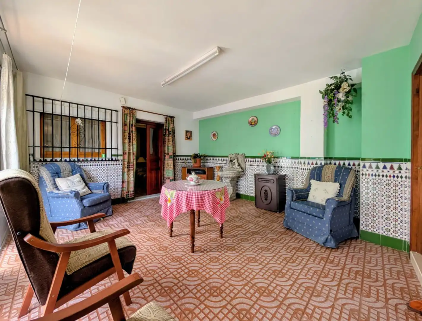 Sala d'estar de Casa o xalet en venda en Villanueva de Tapia amb Aire condicionat, Terrassa i Traster