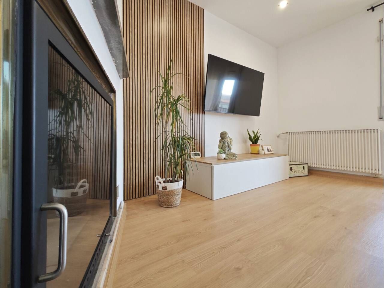 Sala d'estar de Pis en venda en Manresa amb Aire condicionat, Calefacció i Parquet