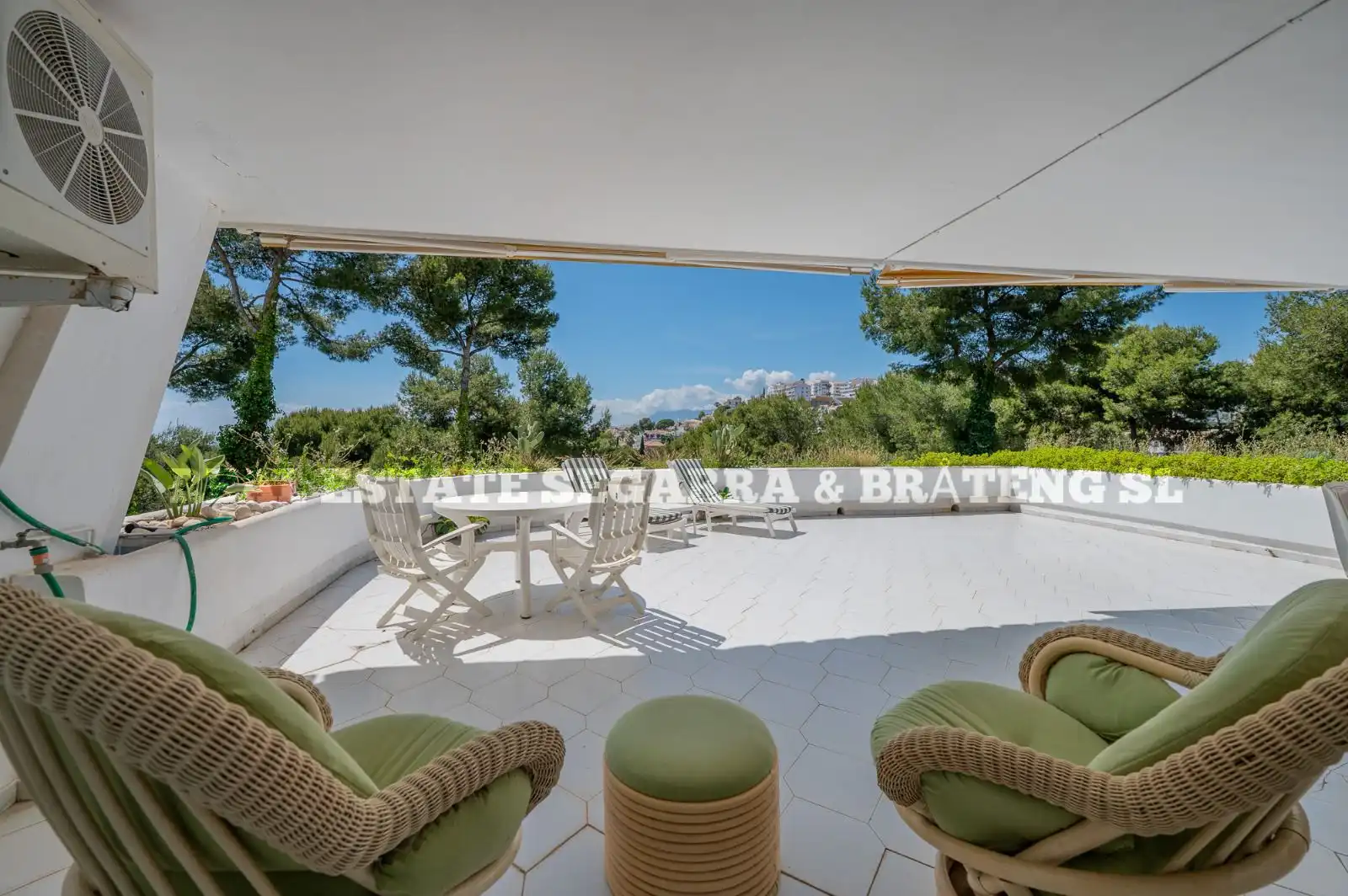 Terrassa de Apartament en venda en Mijas amb Aire condicionat, Terrassa i Moblat