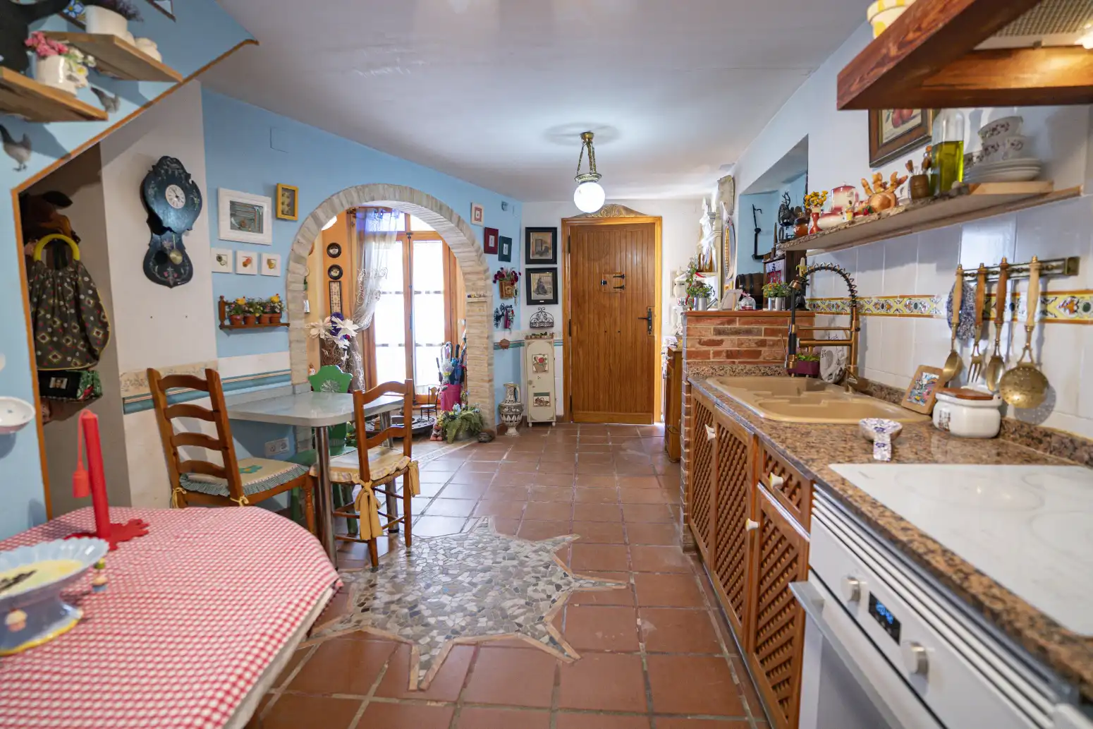 Cuina de Casa o xalet en venda en Chulilla amb Terrassa