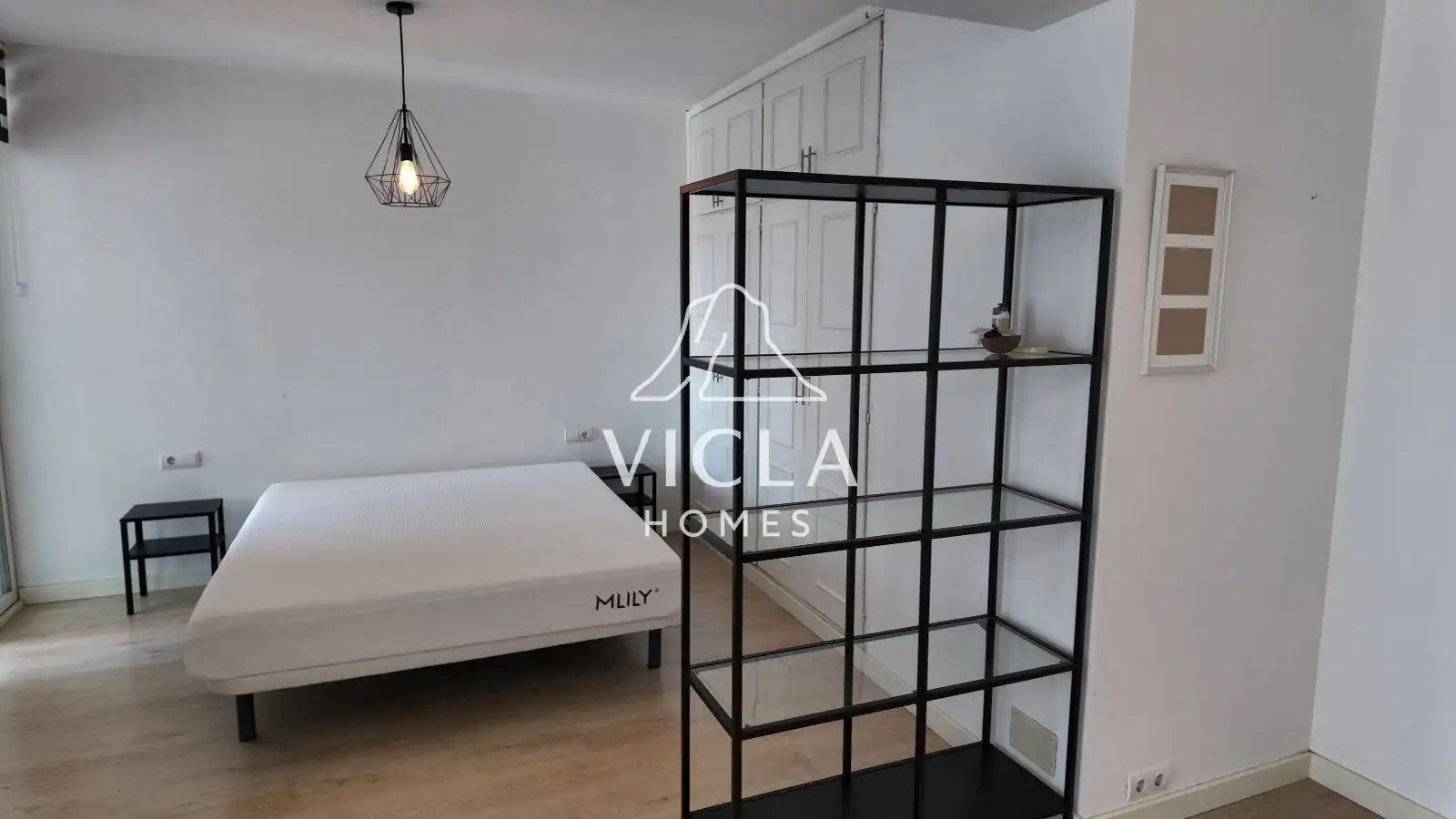 Schlafzimmer von Wohnung zur Miete in Sant Antoni de Portmany mit Klimaanlage, Heizung und Parkett