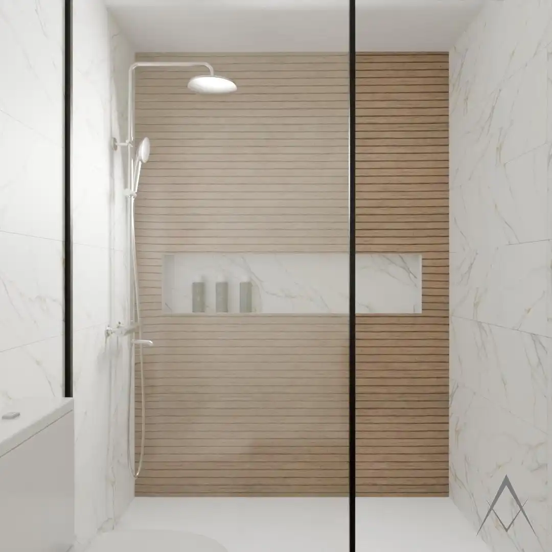 Badezimmer von Dachboden zum Verkauf in Elda mit Klimaanlage, Heizung und Terrasse