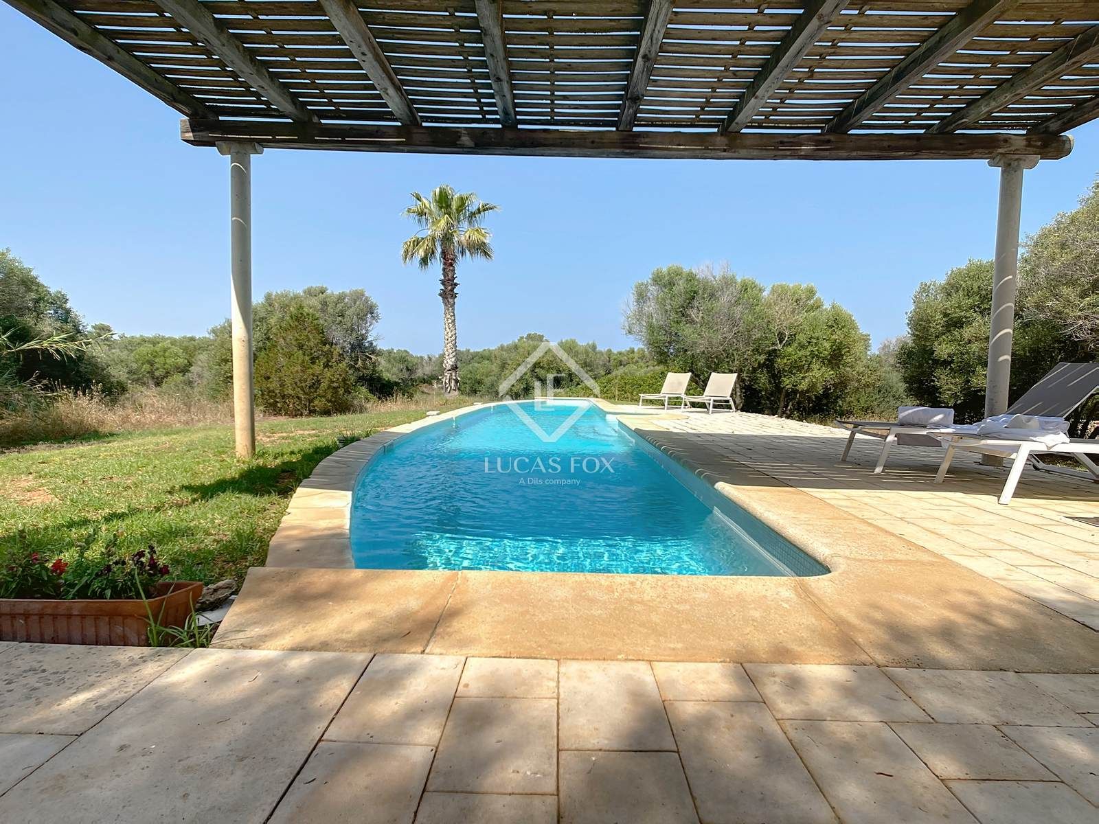 Swimming pool of Country house for sale in Maó  with Heating, Private garden and Terrace