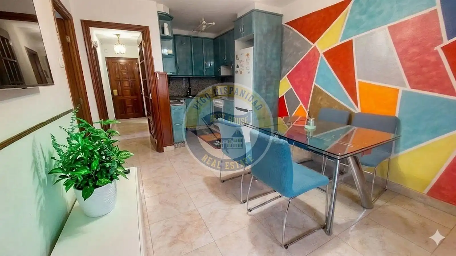 Dining room of Flat for sale in Vigo   with Heating, Storage room and Furnished