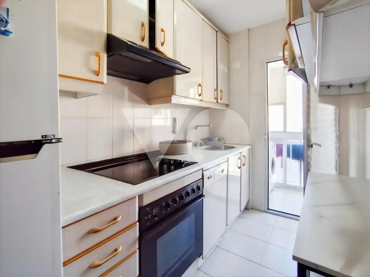 Kitchen of Flat for sale in Madrid  with Air Conditioner, Heating and Terrace