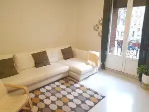 Wohnzimmer von Wohnung zur Miete in Madrid mit Klimaanlage, Heizung und Möbliert