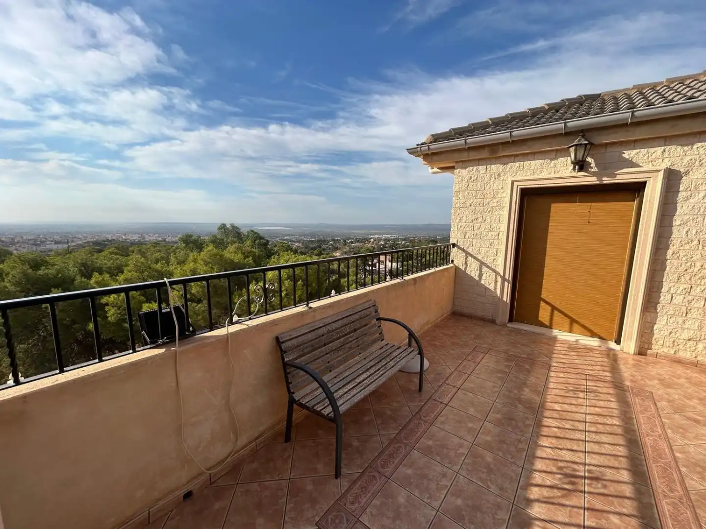 Terrasse von Country house zum Verkauf in Crevillent mit Heizung, Privatgarten und Schwimmbad